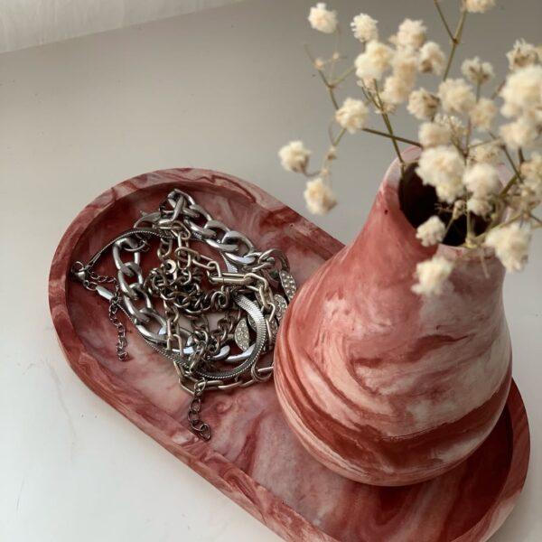 Marbled Terra Vase