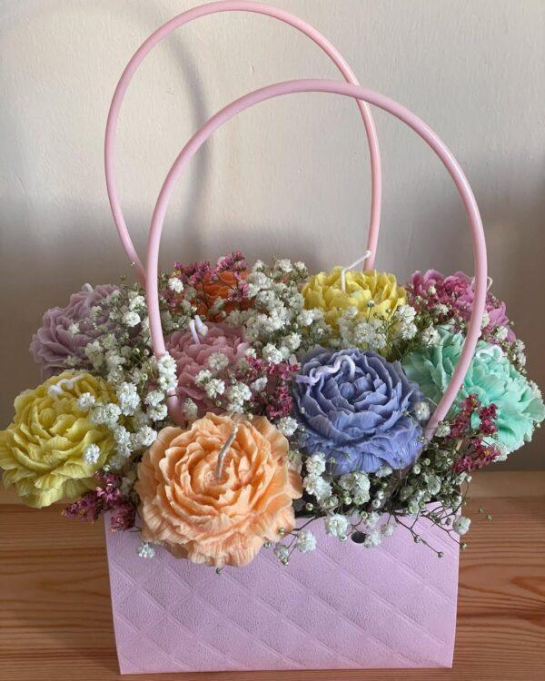 Bucket Candle Bouquet - Image 2