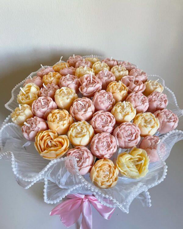 Rose Candle Bouquet - Image 4