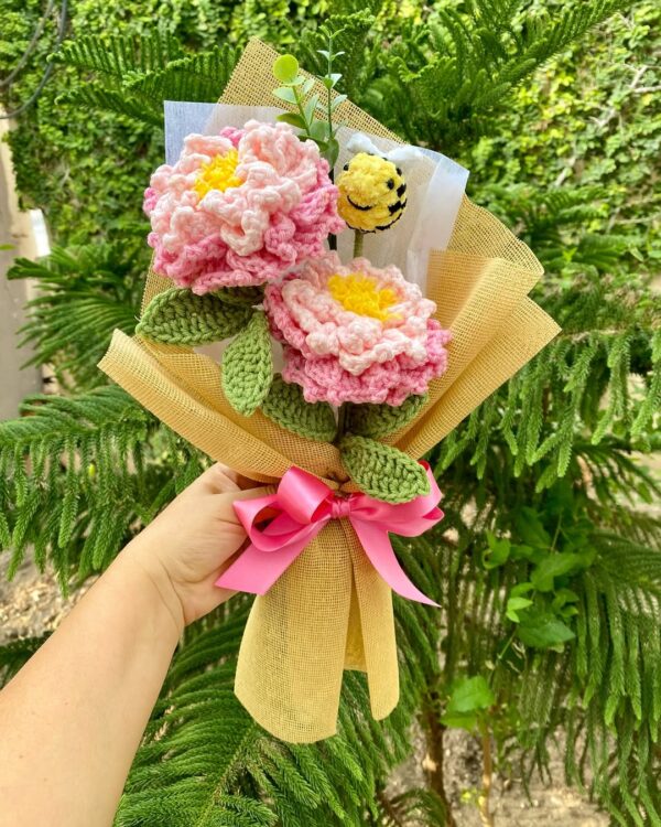 Crochet Flowers Bouquet - Image 2