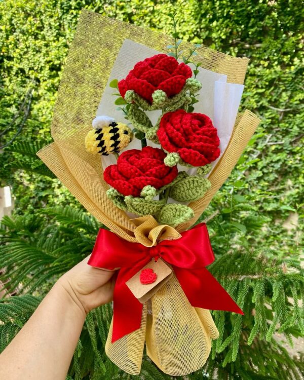 Crochet Flower Bouquet