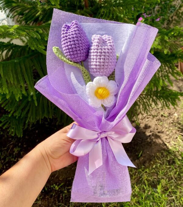 Crochet Flowers Bouquet