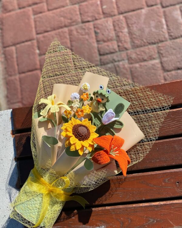 Crochet Flower Bouquet