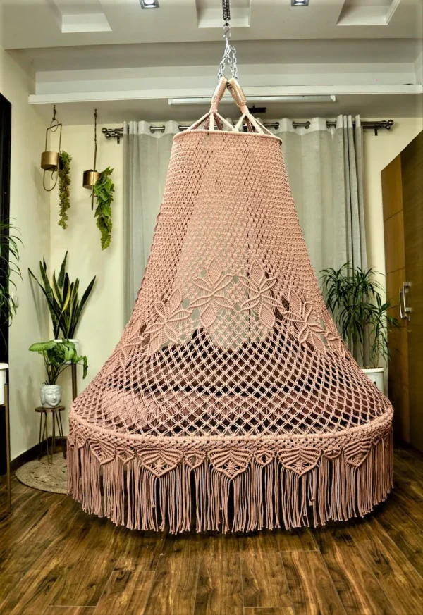 Macrame Double Seat Swing - Image 3