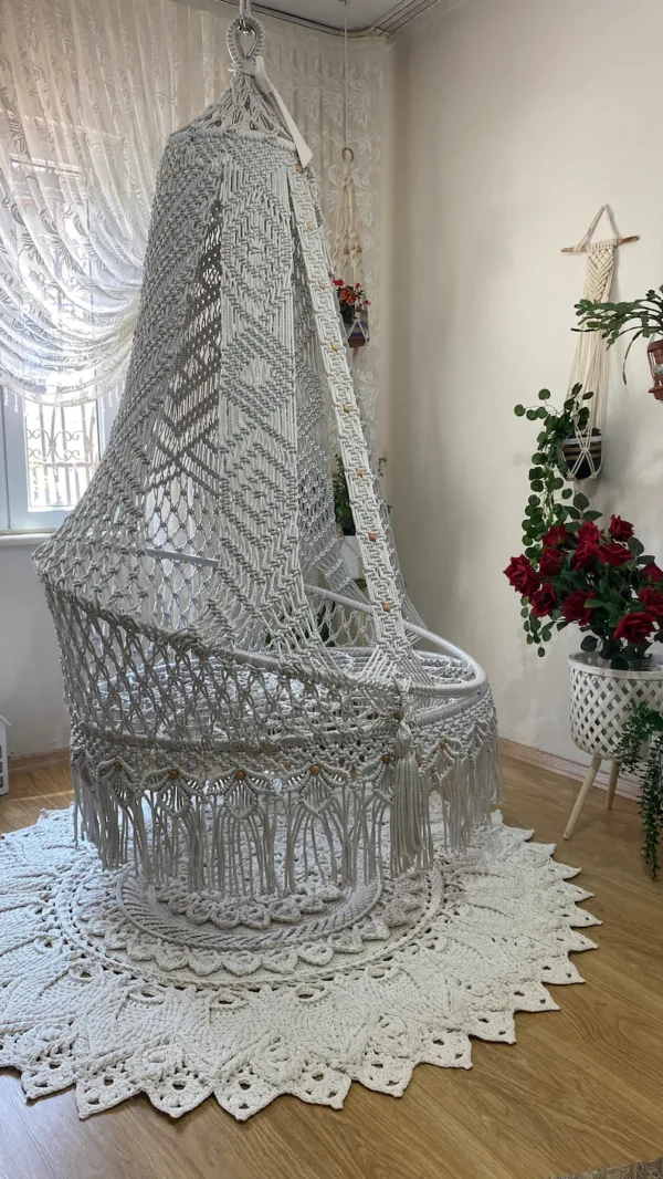 Macrame Double Swing Chair - Image 3