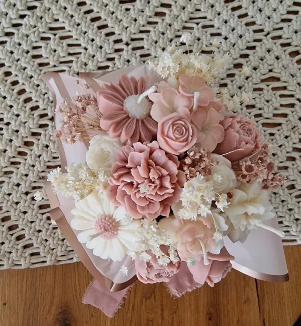 Soy Wax Candle Bouquet - Image 3