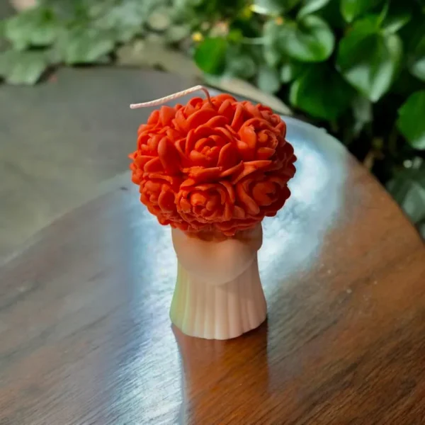 Bouquet candle