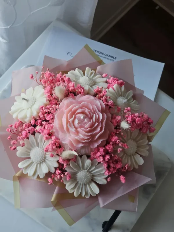 Candle bouquet,Valentine's Day gift