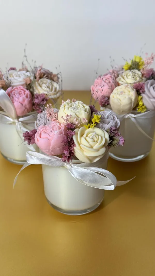 Candle flower bouquet - Image 2