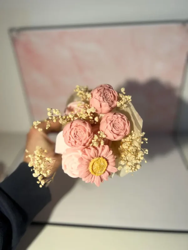 Mini Soy Wax Candle Bouquet - Image 3
