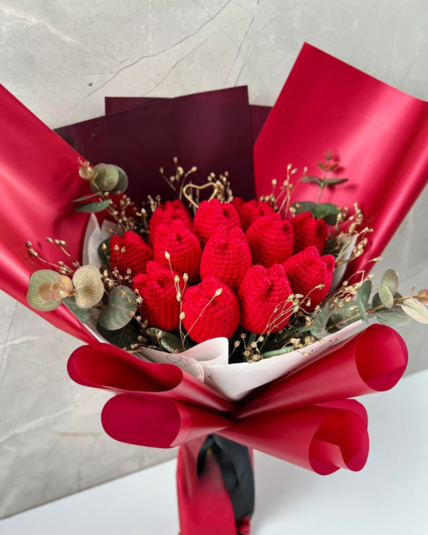 Crochet bouquet, handmade - Image 3