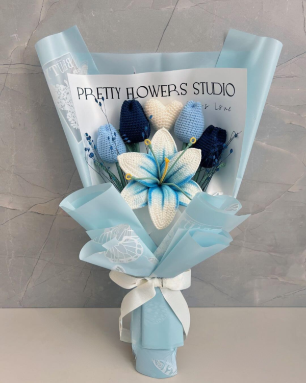 Crochet bouquet, handmade