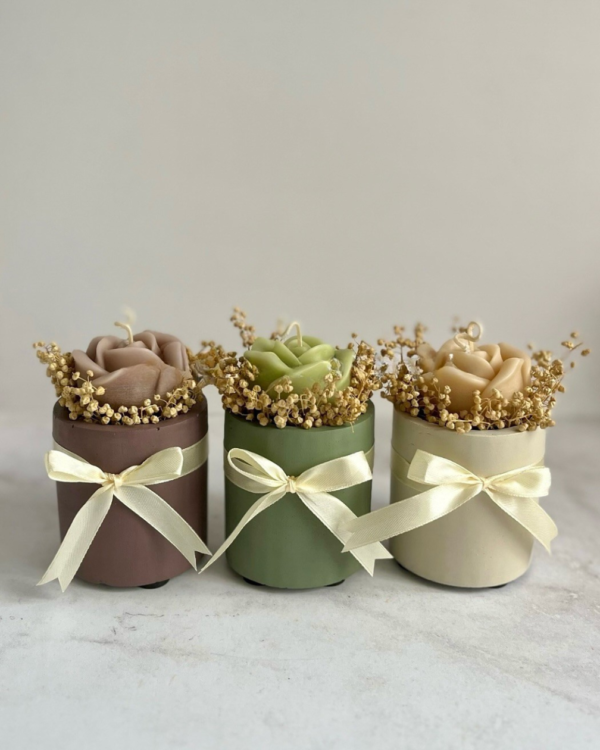 Flower Bouquet Candle