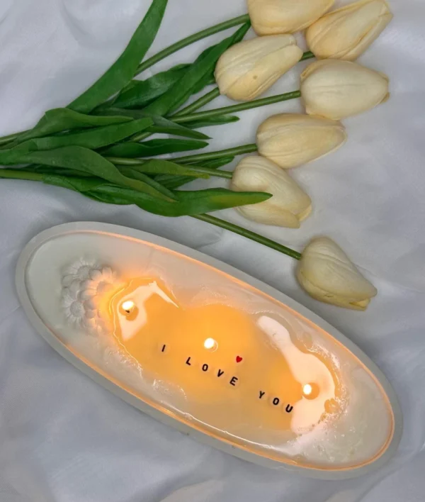Hidden Message Candle
